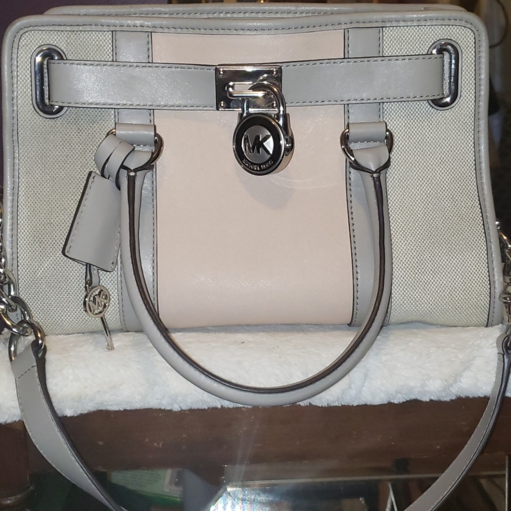 Michael Kors medium Hamilton Color Block Convertible Satchel